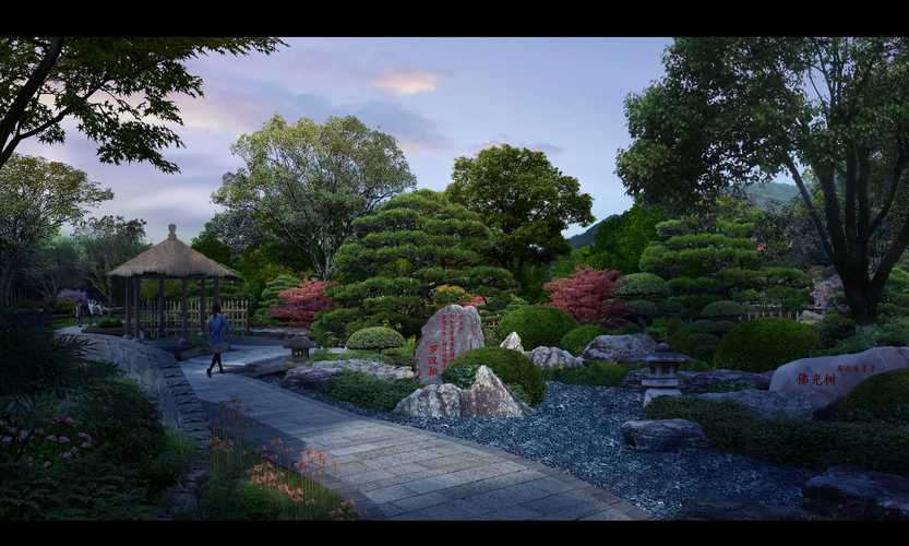 居住区住宅景观庭院园林工程规划建筑施工图效果图设计-猪八戒网