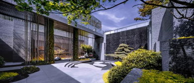 山水元素现代简约居住示范区景观设计实例 图文