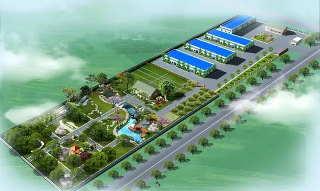 工厂绿化景观设计案例效果图及景观设计工程实践